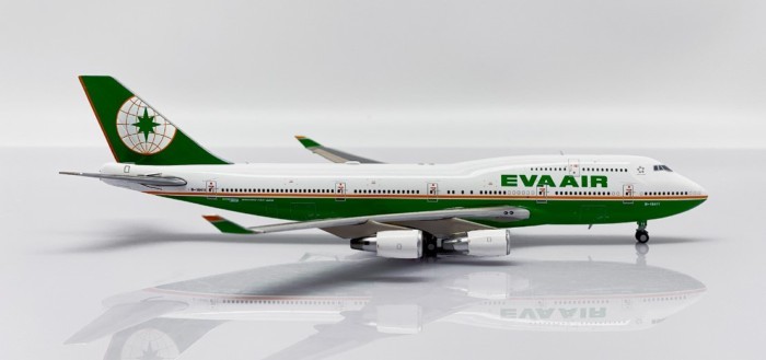 พร้อมสต็อก JC Wings 1: 400 EVA Air B747-400 B-16411 รุ่นไม่มีมองโกเลียโมเดลรถรุ่นลิมิเต็ด