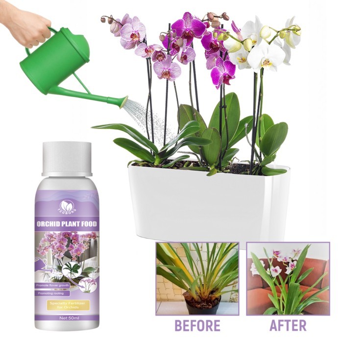 Orchid Fertilizer Solution  Promotes Growth  Blooming Nutrient-Rich Formula for Orchids Liquid Fert