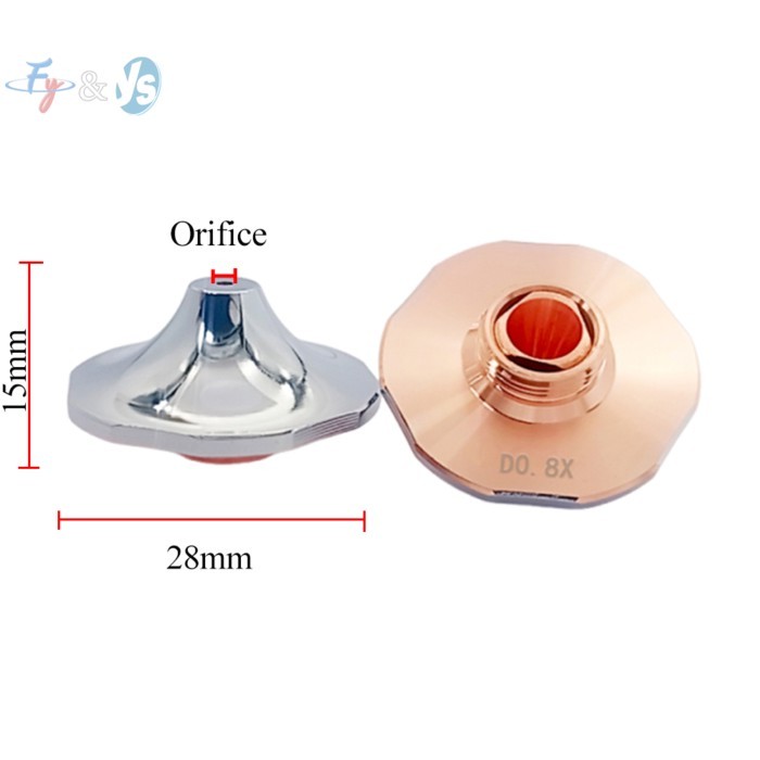 Fiber Laser Cutting Nozzle Welding Machine Nozzles Parts M11 Laser Nozzle Welding Machine Nozzles P