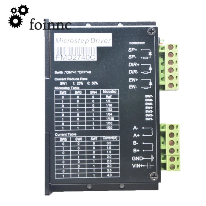 2-phase stepper motor driver 4A 128 subdivision FMD2740C for NEMA 17/23 Stepper motor