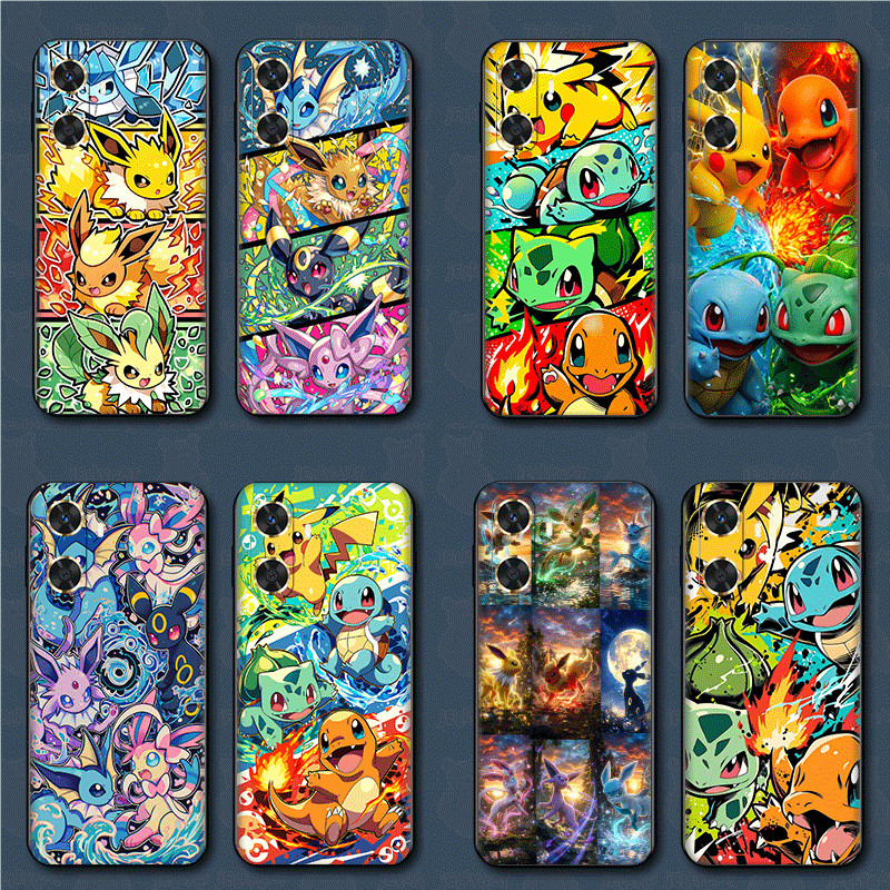 สําหรับ Xiaomi Mi 8 Lite Poco F3 F4 M3 X4 Pro X3 NFC GT TPU เคสโทรศัพท์แบบนุ่มฝาครอบป้องกัน Q-pokemo