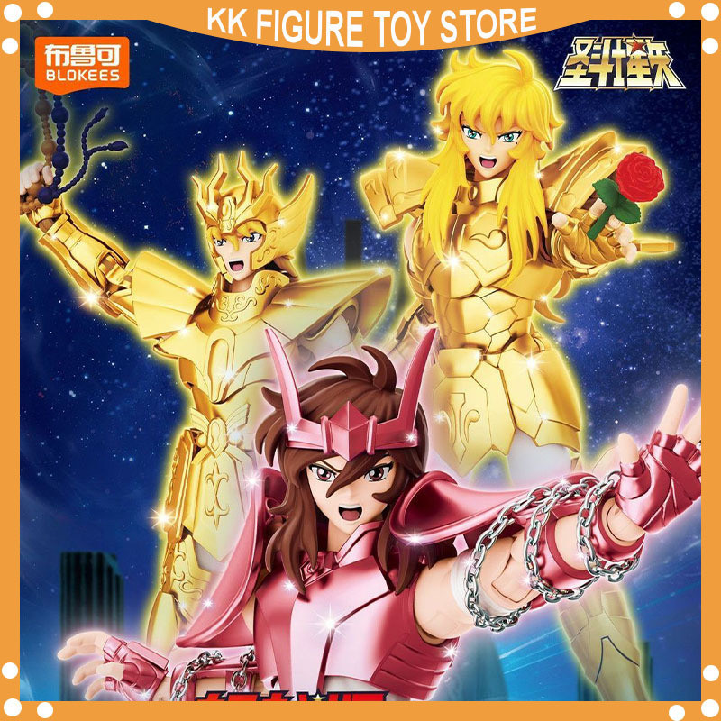 ในสต็อก Blokees Seiya Champion Class Andromeda Shun Virgo Shaka Pisces Aphrodite ประกอบ Action Figur