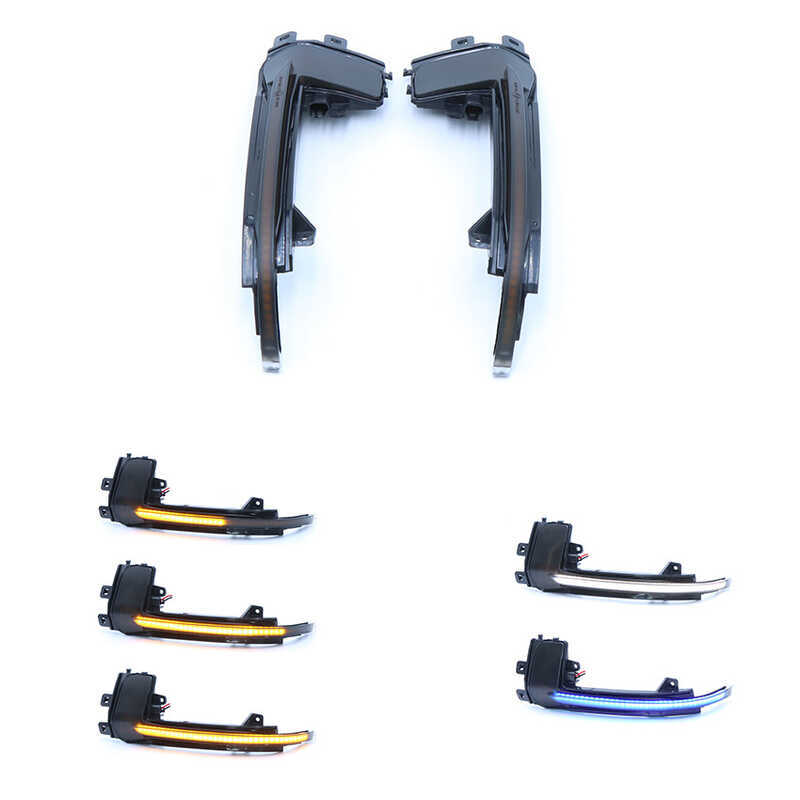 เหมาะสําหรับ Audi A4 A5 S5 B8.5 B8 RS3 RS4 RS5 A3 8P กระจกมองหลังวิ่งน้ําไฟเลี้ยว