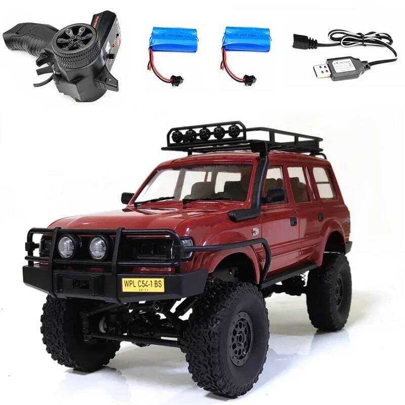C54-1 RC C54 รถ LC80 Crawler จําลอง Full Scale 260 มอเตอร์ Off Road ปีนเขา Monsterk WPL 4WD เด็กของข