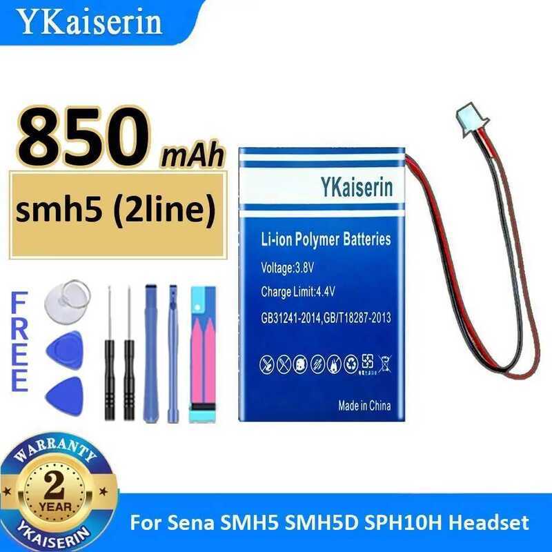 High Performance 850mAh Earphone Battery For Sena SMH5 SMH5D SPH10H 2e Safe