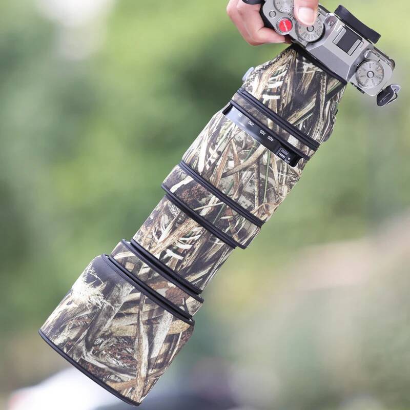 เลนส์Camouflage CoatสําหรับFujifilm FUJI XF 100-400 มม.F4.5-5.6 R LM OIS WRกันน้ําฝนป้องกัน100-400 4