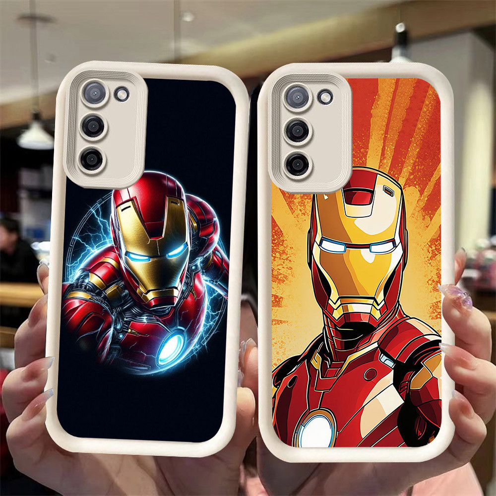 J-28 Iron Man ดำขาวชมพูเคสโทรศัพท์หรับ Xiaomi Redmi 15 POCO M3 9T 9A 5G