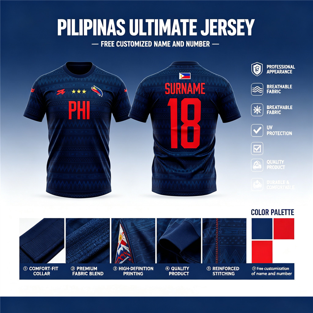 เสื้อแข่ง Pilipinas Ultimate