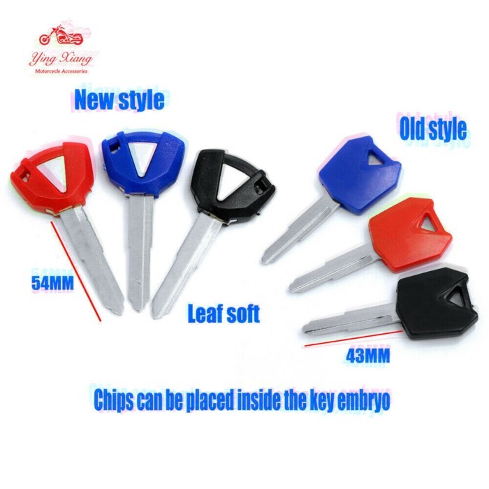 Left Slot Blank Blade Motorcycle Uncut Key Fit For Kawasaki Vulcan Versys Ninja 400 650 H2 H2R Z900
