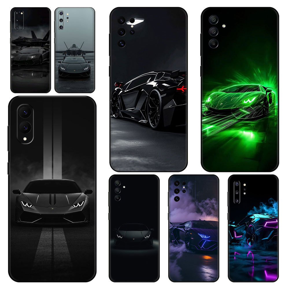 Lamborghini Aventador SVJ กีฬารถ ^ SJ-8 สําหรับ Samsung A6 Plus A7 A8 A9 A02 M02 A10S A11 A12 A13 คว