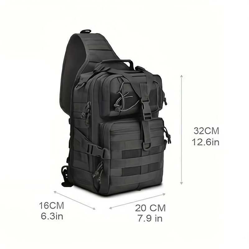 กระเป๋าสะพายข้างแทคติคัลผู้ชาย Leacat ระบบ MOLLE กันน้ำ กระเป๋า EDC