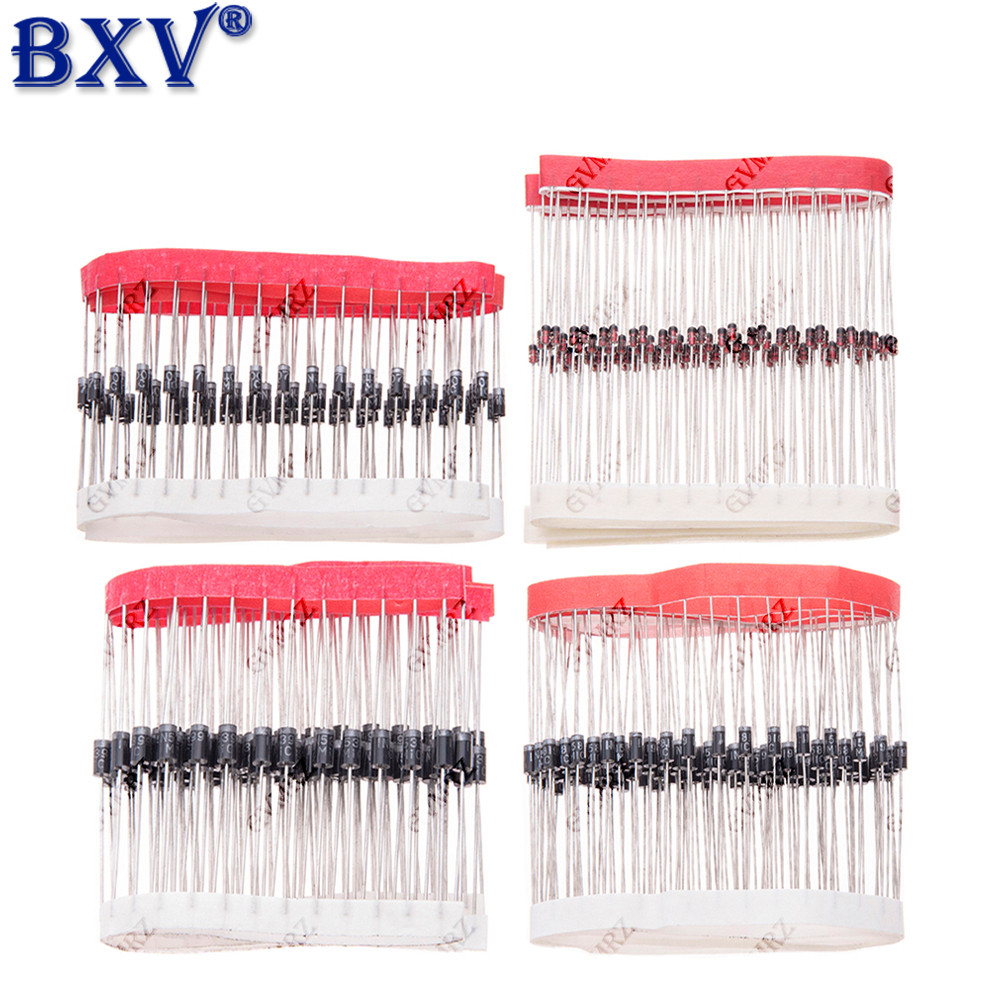 1N Series Rectifier/Schottky Diode 1N5359B 1N60 1N914 Assortment Encapsulated Diode 1N4007 45mil 1N4