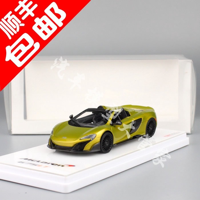 พร้อมสต็อก TSM/Topspeed 1: 43 mclaren mclaren 675LT เรซิ่นจําลอง Supercar รถรุ่น