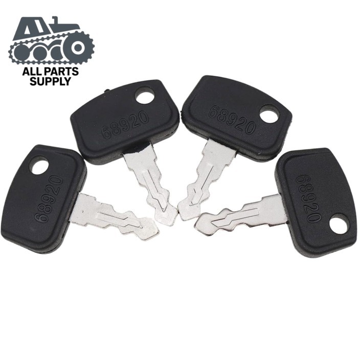 4PCS Ignition Keys PL501-68920 68920 For Kubota B26 BX25 BX1860 BX2350 BX2360 BX2370 BX2660 BX2670
