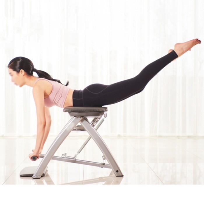 Home Foldable Portable Pilates Universal Chair Equipment Yoga Fitness Chair Multifunctional Yoga Fi