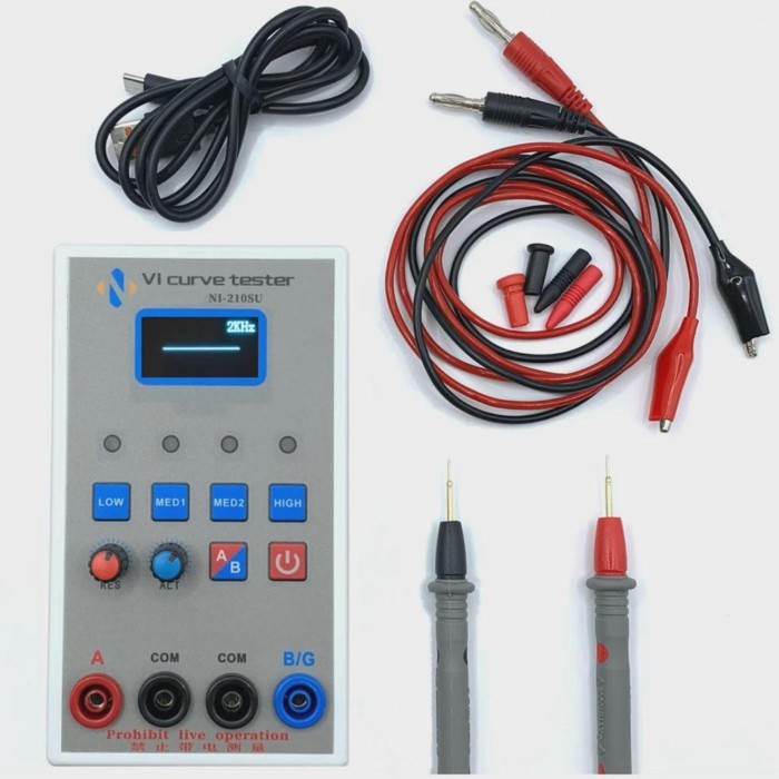 NI210SU VI Curve Tester Dual Display Circuit Board Online Tester