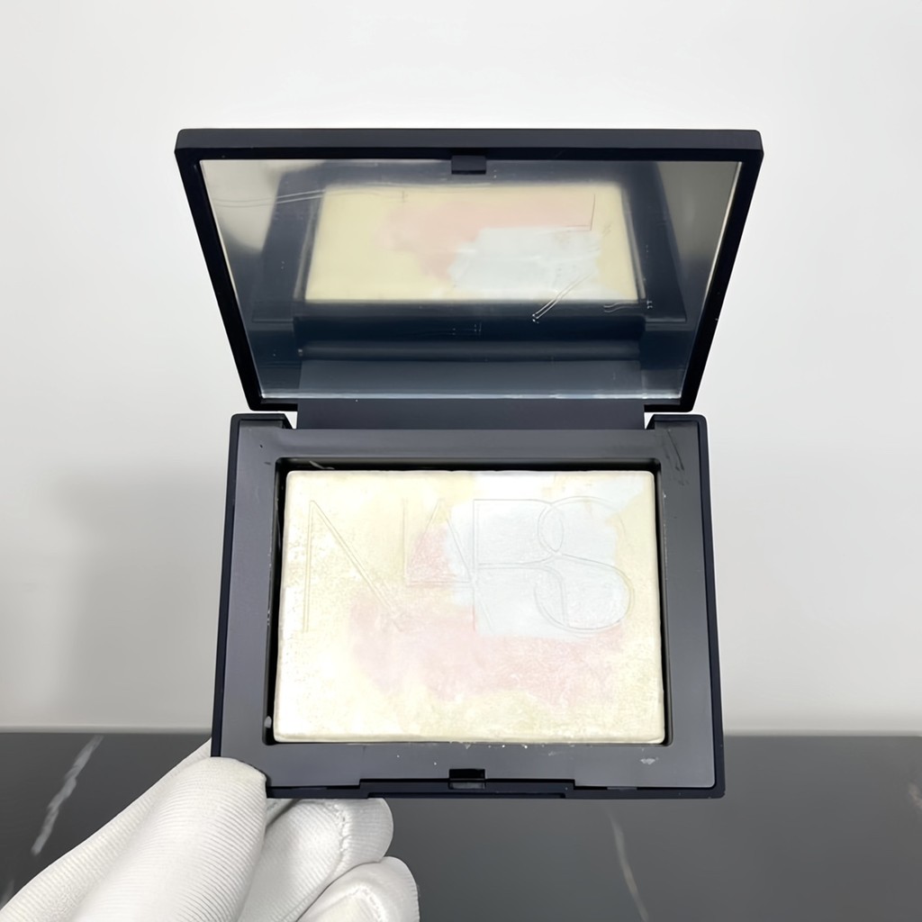 ยิงจริง❤ พิเศษ/45 แมทช์กับพัฟได้+มาตรฐานจีน สเปคกล่องเดิม 3 ชิ้น หีบห่อ✔Nars Pork Belly Pressed Powd