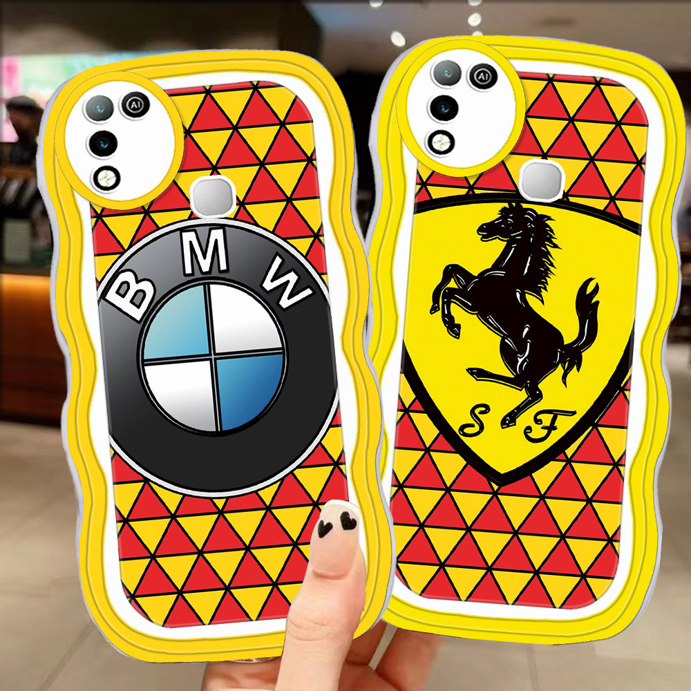 A-49 เคส TPU แบรนด์แฟชั่นสําหรับ Infinix Smart 6 Plus HD 5 เคสใส