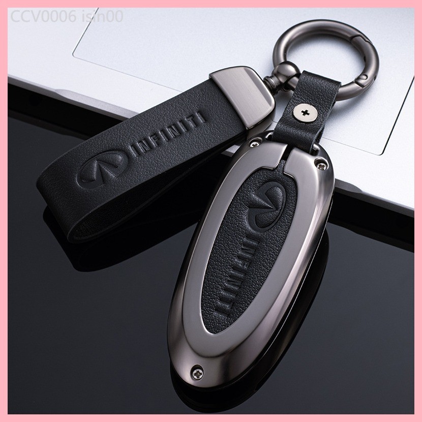 【2023-2025】 เหมาะสำหรับ Infiniti ฝาครอบกุญแจ QX50 หัวเข็มขัด Q50L high-end Q70L โลหะ Q60 แพคเกจ qx6