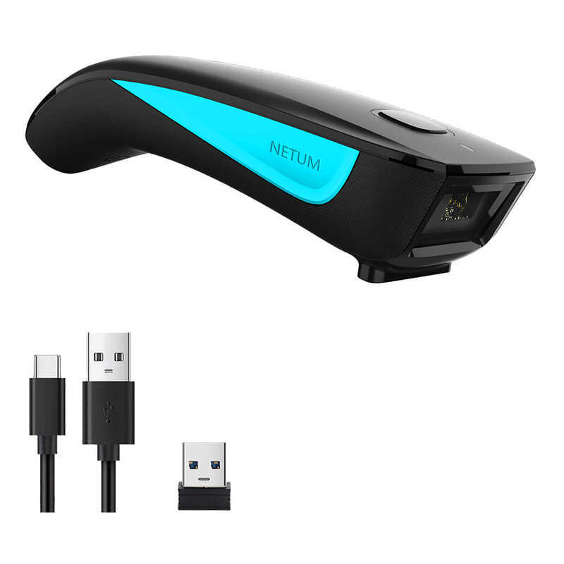 NETUM C750 Bluetooth QR 2D Bluetooth Portable Scanner Barcode Express Scanning
