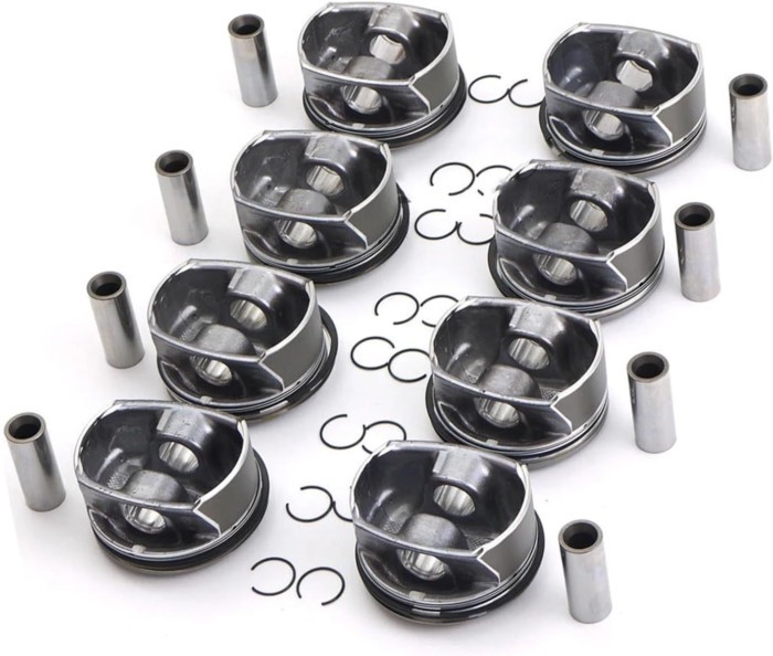 8pcs Engine Pistons Rings 92mm Fit For BMW 545i 645Ci 745i X5 N62B44 E53 E60 E61 E63 E64 N62 4.4L O