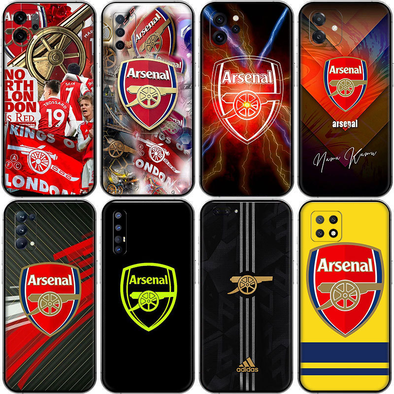 Arsenal Football Club ประณีตกรณี ^ N6 สําหรับ OPPO A57E A58X A59 F1s A60 A74 A76 A77 F3 A78 A79 ความ