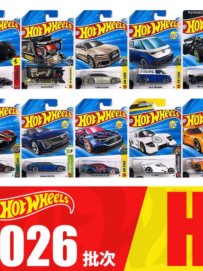 Hot Wheels 26H Batch Mercedes-Benz CLA Ferrari SF90 Cadillac F1 Racing Alloy Car รุ่น C4982 Out of P