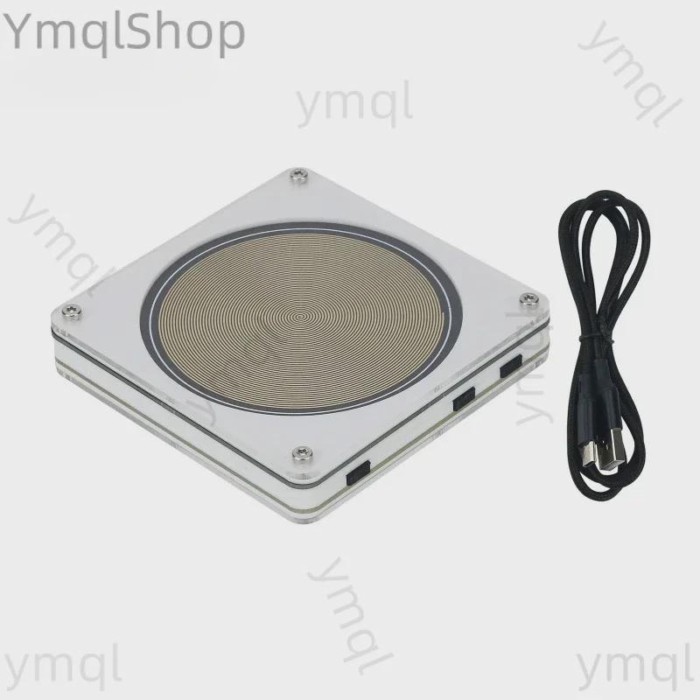 White 0.01Hz-999.99Hz Adjustable Electromagnetic Wave Version Wave Generator Multiple Waveform Reso
