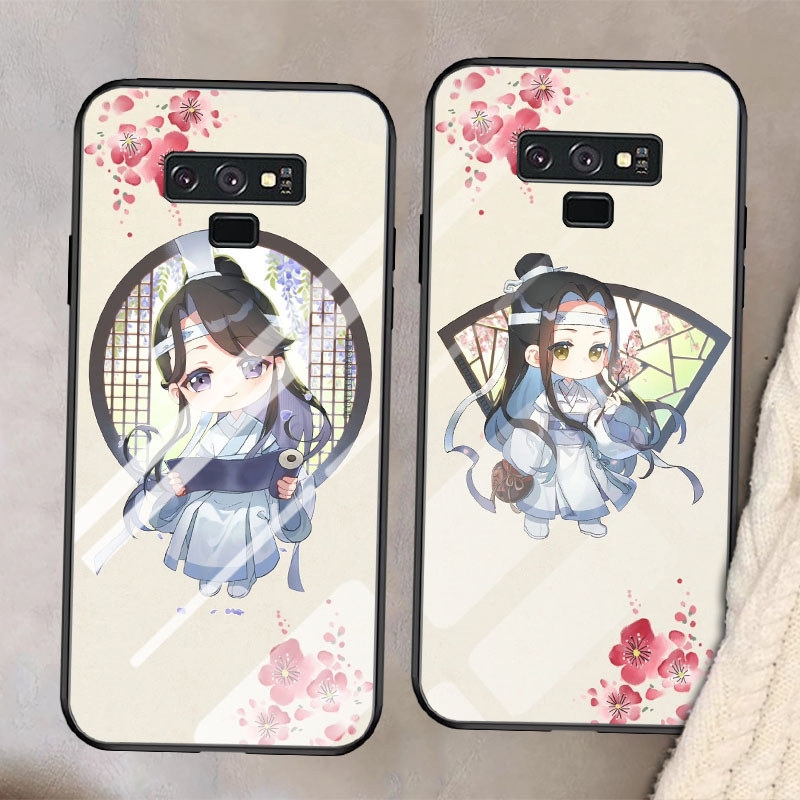 G-23 Mo Dao Zu Shi เคสกระจกนิรภัยสําหรับ Samsung Note Core J7 J4 J6 9 Plus Prime Pro Case