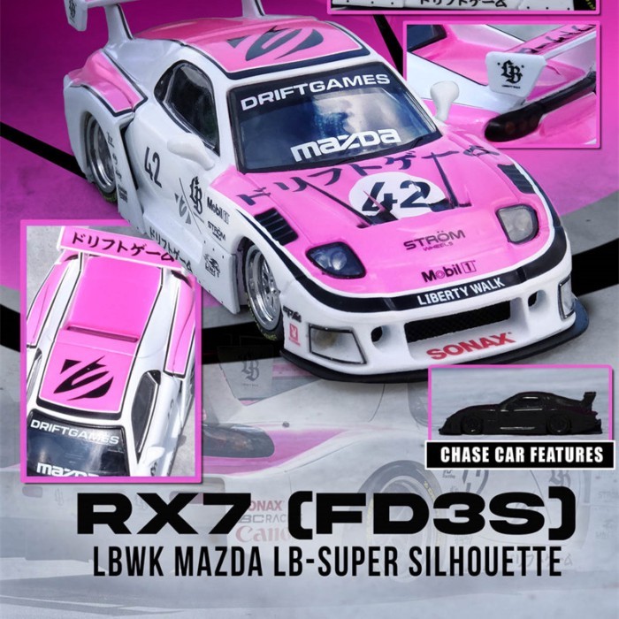 INNO 1: 64 Mazda RX7 (FD3S) LB-Super Silhouette Drift Game 2025 รถโมเดล