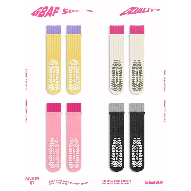 & Non-slip Pilates & Yoga Socks