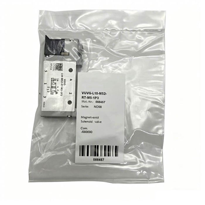 Solenoid Valve VUVG-L10-M52-RT-M5-1P3 566457 2-Position, 5-Way In Stock, Brand New, Original