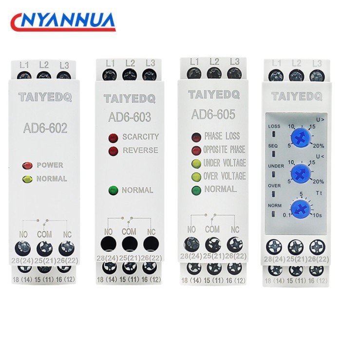 Multifunctional Phase Sequence Protection Relay Overvoltage Undervoltage Phase Failure 380V 200-500