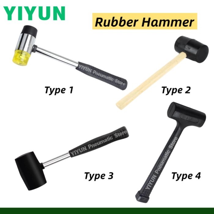 Rubber Mallet Non-Slip Handle Tile Flooring Installation Multifunctional Rubber Hammer Home Decorat