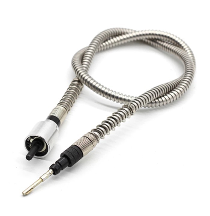 6mm Rotary Angle Grinder Tool Flexible Shaft Fits + 0-6.5mm Handpiece For Dremel Style Flex Shaft E