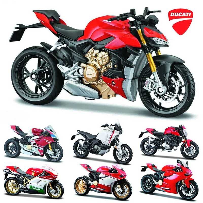 C Maisto Dui Er Naked V4 S 1:18 Scale Alloy Motorcycle Diecast Model Collectible Grade Gift Toy