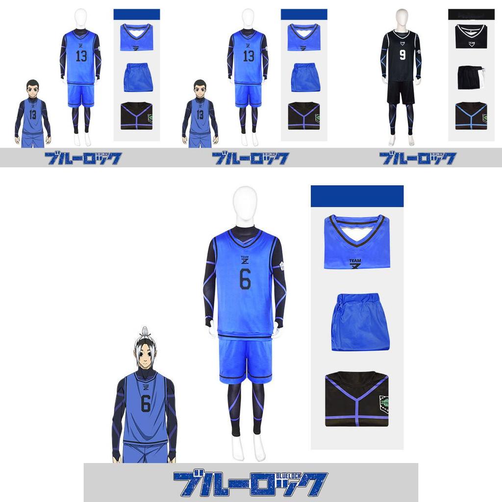 ชุดเสื้อยูกิม่า Isagi Kunigami Yoichi Rensuke ฉบับที่ 1 สินค้าอนิเมะ