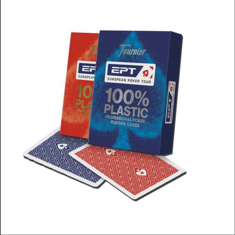 การ์ดโกงแบบมีเครื่องหมายอินฟราเรด Fournier EPT สำหรับแว่นกันแดดอินฟราเรดและคอนแทคเลนส์อินฟราเรด (เฉพ