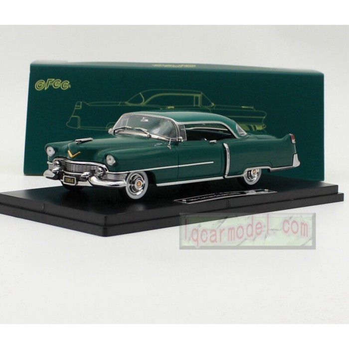 1: 43 GFCC Cadillac Cadillac DeVille 1954 Cadillac DeVille 2 ประตูซีดานรุ่นสีเขียว