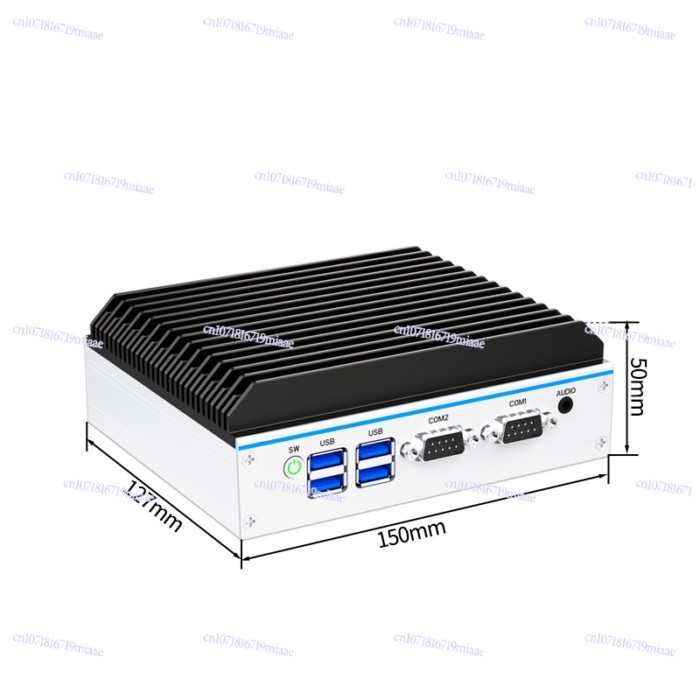 Dual Gigabit Ethernet and Serial Port Mini PC N150/N100, Low Power Consumption, Industrial Vision G