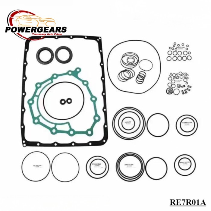 RE7R01A JR711E JR710E Auto Transmission Overhaul Kit Seals Gaskets Fits For Nissan Infiniti Pathfin