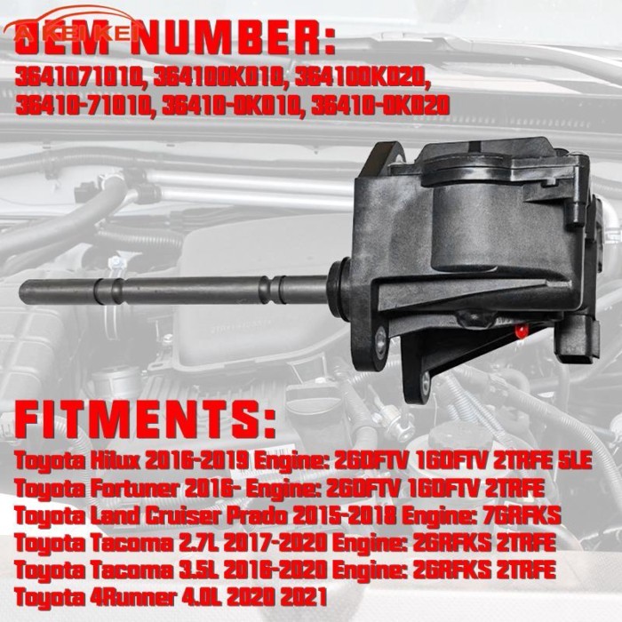 36410-71010 36410-0K020 For Toyota PRADO FORTUNER HILUX ACTUATOR ASSY 36410-0K010 3641071010
