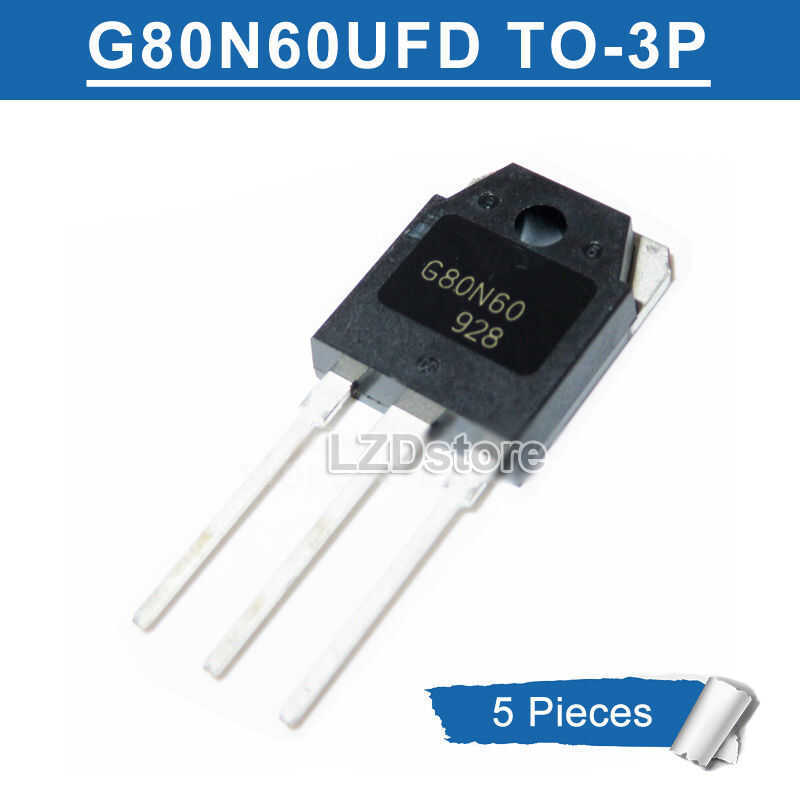 ❤ 5 ชิ้น G80n60 To-3P G80n60ufd To3p Sgh80n60ufd Sgh80n60 80A/600 โวลต์พลังงาน IGBT
