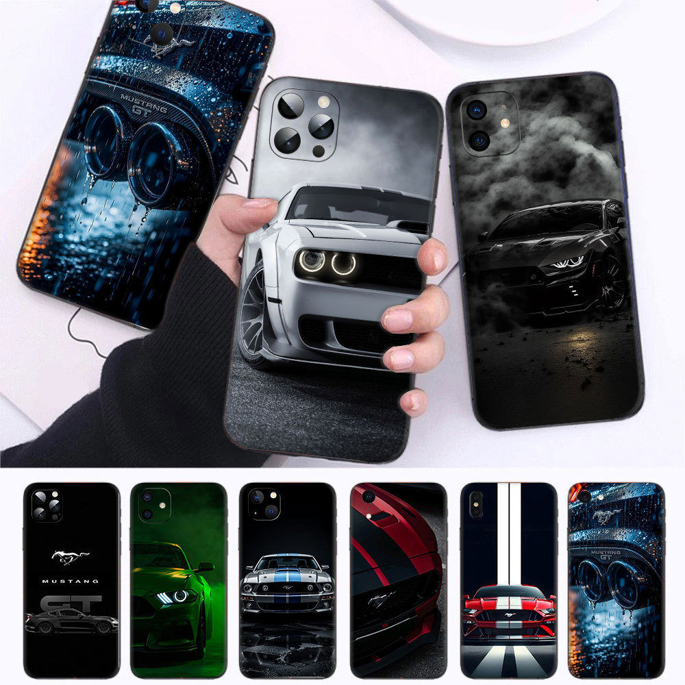 Dodge Mustang Challenger Coolกีฬารถ ^TZ-3 สําหรับiPhone 5 5s SE 6 6s Plus 7 8 Plus SE X XR XS Max 11