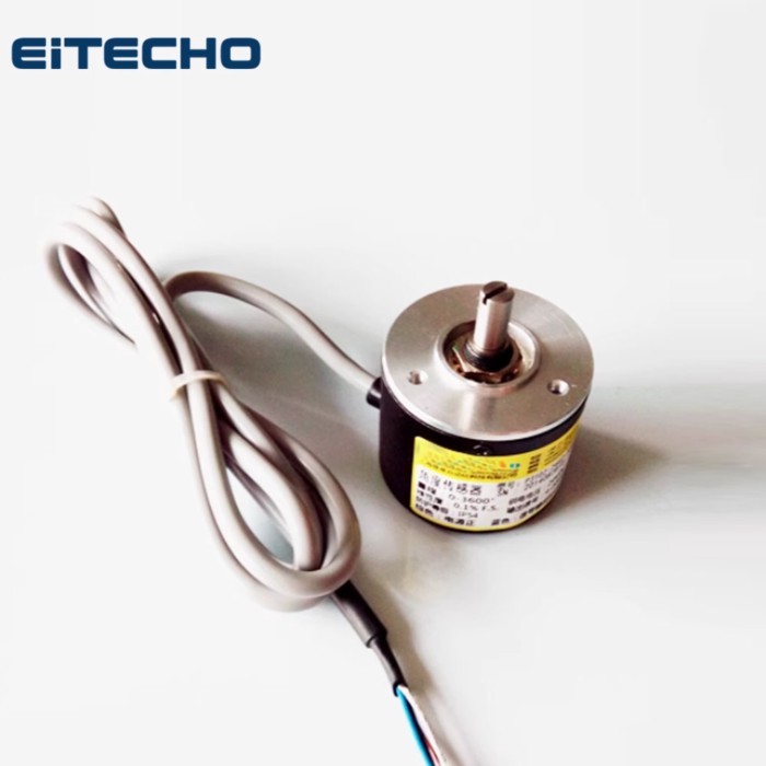 Multi-Turn Angle Sensor P3102 0-3600 Degree High Resolution 0-5VDC 0-10VDC Output 24V Power