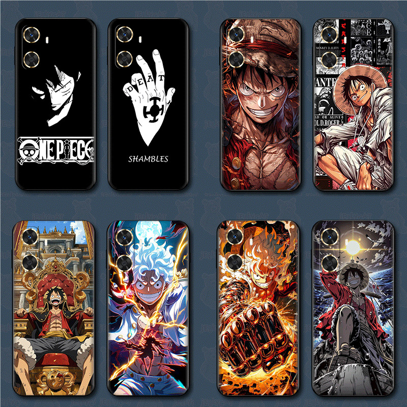 สําหรับ Xiaomi POCO M6 F6 X6 F7 X7 Pro 10T TPU เคสโทรศัพท์แบบนุ่มฝาครอบป้องกัน Q-One Piece Luffy อะน