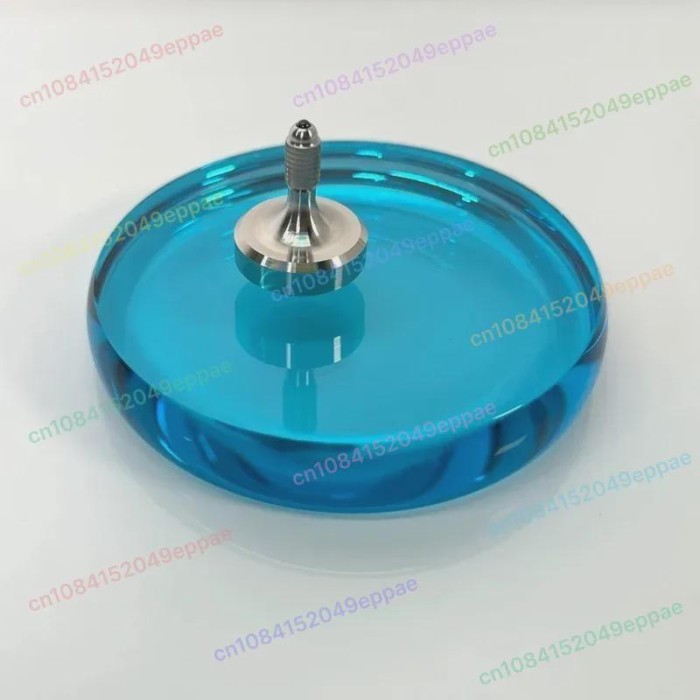 Gyro Disk Crystal Smooth Tray ฐาน K9 เว้าสองด้าน