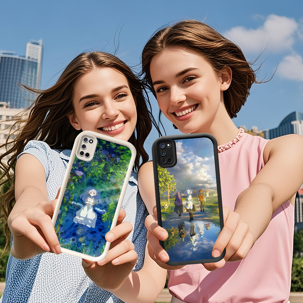 DE-13 Frieren เคสป้องกันสําหรับ OPPO A77 A94 A57s F19S A95 A77s A76 A96 A74 F25 Pro