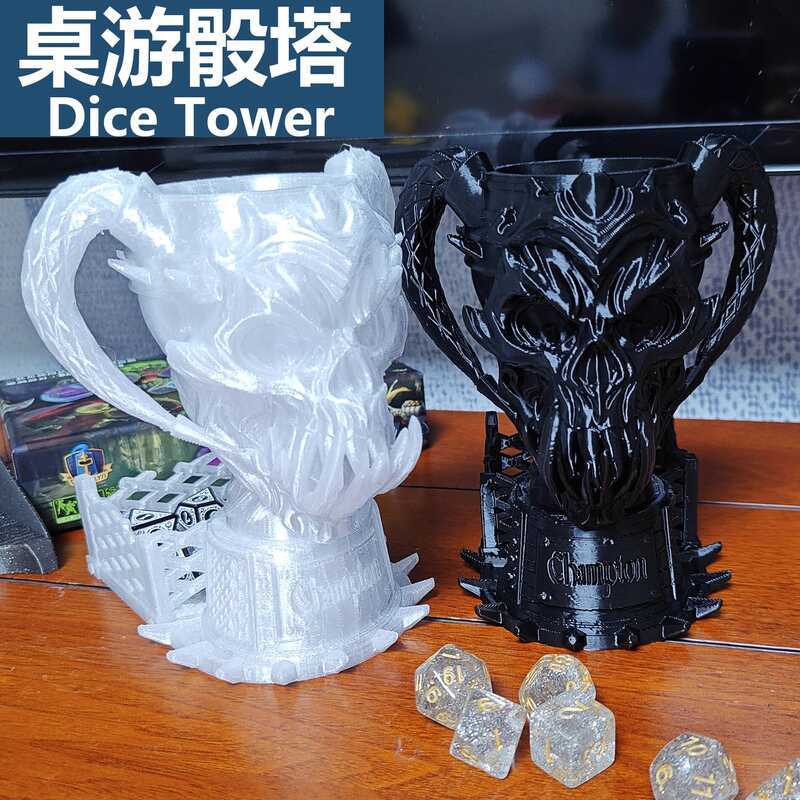 เกมกระดาน Dice Tower D Tower Running Group Dice Tower ลูกเต๋าเกมกระดานอุปกรณ์เสริม dnd Rolling Dice 