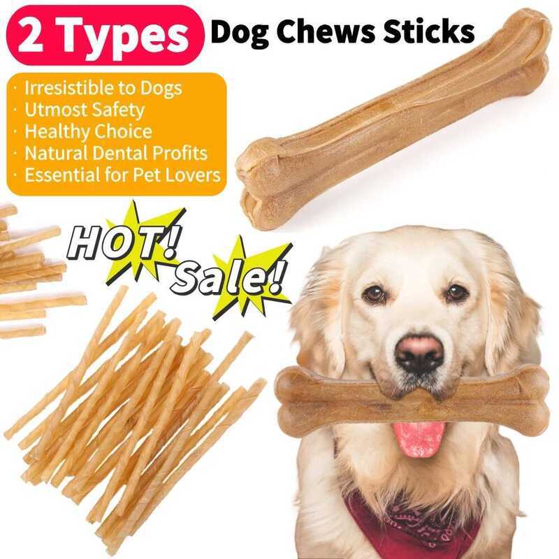 20 ชิ้น Sticks Dental Stick Rolls Puppy Teething Chewing อร่อยเคี้ยวสุนัข Treat Bites สําหรับสุนัขขน